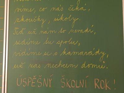 5.B - První den ve škole
