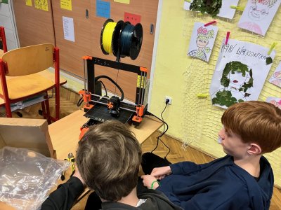 Kroužek 3D tisku a robotiky