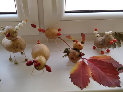 2.A - Postavičky z přírodnin