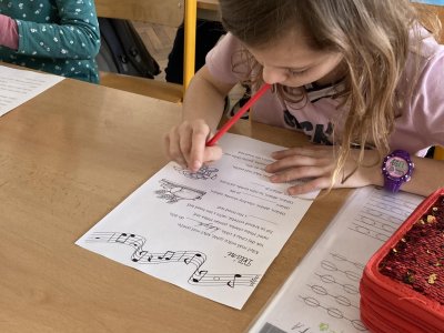 3.A - Hodina hudební výchovy