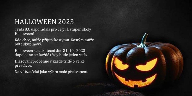 31. 10. -  II. stupeň - HALLOWEEN 2023