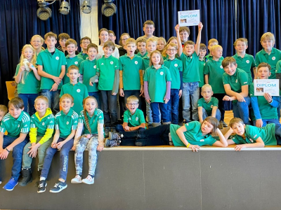 Společné foto - ZŠ v Lysé nad Labem a ZŠ Juventa Milovice