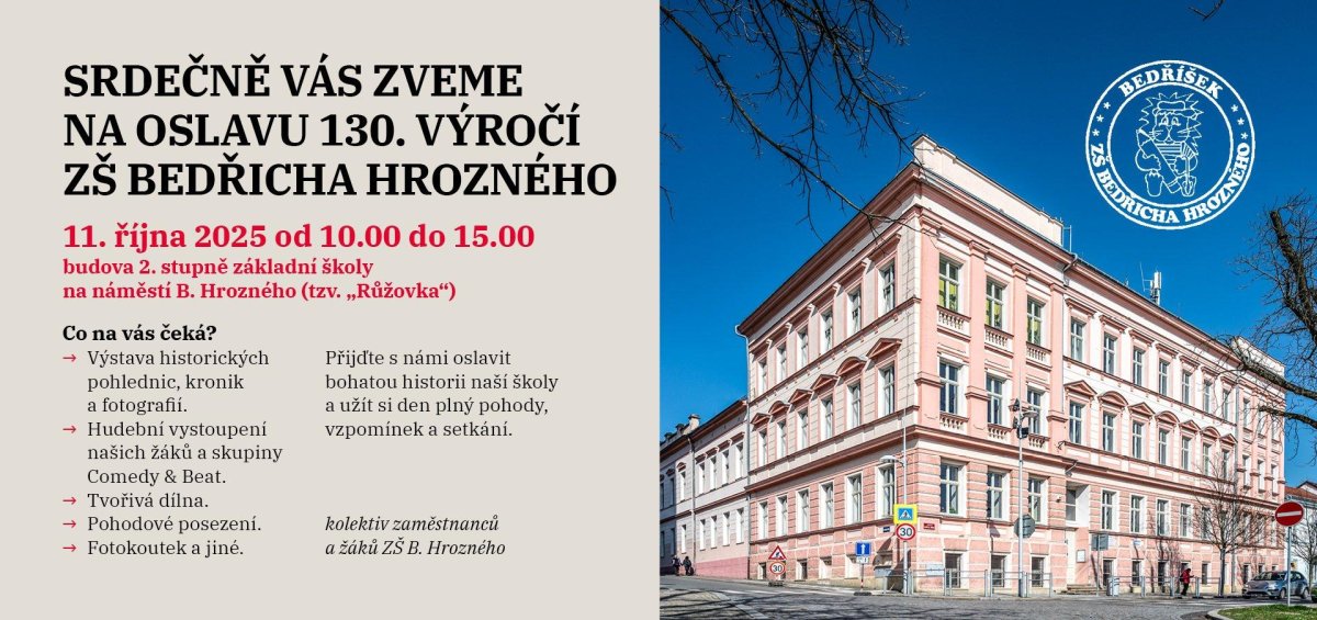 pozvánka 130. výročí